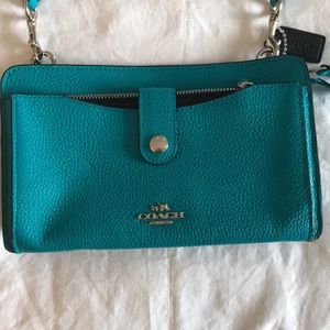 Coach small clutch purse